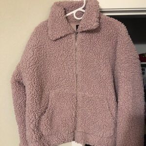 Forever 21 purple Sherpa jacket